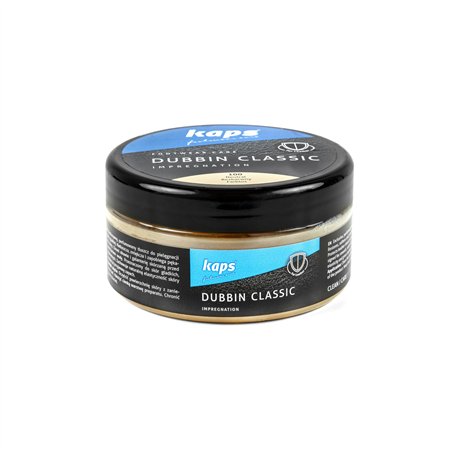 Kaps Graisse de Cire Dubbin Classic - Imperméable à l'eau Ramollit et Préserve le Cuir - Laisse un Parfum Agréable - Pour les Ch