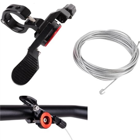 Fictory Levier de Tige de Selle télescopique - ZTTO vélo Tige de Selle télescopique Fil télécommande vélo siège Tube Hauteur câb