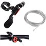 Fictory Levier de Tige de Selle télescopique - ZTTO vélo Tige de Selle télescopique Fil télécommande vélo siège Tube Hauteur câb