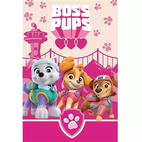 Disney Couverture polaire rose Paw Patrol 100 x 150 cm | Couverture polaire super douce | Cadeaux pour enfants | 100 % polyester