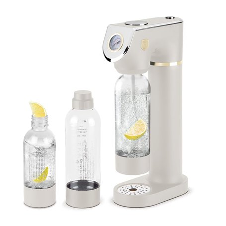 Berlinger Haus Sodabar Machine à gazéifier avec baromètre (avec 2 bouteilles de 1 l et 0