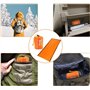 LATTCURE Sac de Couchage Survie, Sac de Couchage d'urgence, Sac de Thermique Léger Imperméable, Sacs de Couverture de Survie Sac