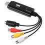 August VGB100 Enregistreur Convertisseur de Vidéo / Audio AV - Carte de Capture Vidéo Clé USB 2.0 – Câble de Transfert RCA vers