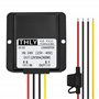 Abaisseur de Tension 24V à 12V, Transformateur 24v 12v réducteur de Tension 30A 360W avec Fusible étanche, Transformateur de Ten