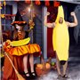 SYTTNUM Costume Banane Pour Adultes,Banane Gonflable 60cm,Costume De Banane Amusant,Tenue De Fruits Unisexe Amusante Fêtes Et Év