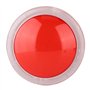Bouton de Jeu, Bouton de Cassette 3D en Coque de Cristal Acrylique, 100MM LED Light Lamp Big Round Arcade Video Game Push Button