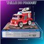 Wise Block W Voiture Télécommandée Jeu de Construction - Moteur de Pompier Télécommandé,Modèle Céduit de Camion de Pompiers à Co