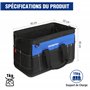 WORKPRO Sac à Outils avec Grande Capacité et Fond Dur Sac Porte-outil 40 cm
