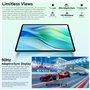 TECLAST P50 90Hz Tablette Tactile 11 Pouces Android 15 Tablet, 20Go RAM+128Go ROM(5To TF), 4G LTE SIM+5GWiFi, 2GHz Octa-Core, Ta