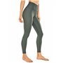 CRZ YOGA Femme Legging de Sport Elastique Pantalons Taille Haute pour Gym avec Poche-63cm Sauge Grise 44