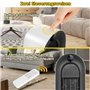 Chauffage d'appoint, 2000 W 3 modes, thermostat soufflant, minuterie 12 heures, protection anti-bascule, chauffage d'ambiance os