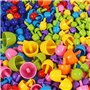 Creative Mosaique Puzzle 296pcs Bloc de Construction Magnétique Jeu de Construction Colorée Jouet Educatif DIY Assortiment de Co