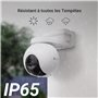 EZVIZ 4K(8MP) Caméra Surveillance WiFi Extérieure sans Fil + 5W Panneau Solaire, Détection de Personnes/Véhicules, Caméra Solair
