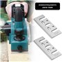 Be In Your Mind Lot de 2 lames de rabot en acier rapide de rechange compatibles avec N556874 DCP580 compatibles avec Makita 1001