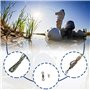 Be In Your Mind 4PCS Bas de Ligne avec Clip en Plomb Connexion Appât de Pêche Anti-Fond Connexion Rapide pour La Pêche à La Carp