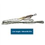 Be In Your Mind 4PCS Bas de Ligne avec Clip en Plomb Connexion Appât de Pêche Anti-Fond Connexion Rapide pour La Pêche à La Carp