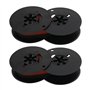 Create idea Lot de 2 Rubans pour Machine à Écrire Compatible avec Royal Compatible avec Olympia Compatible avec Smith Corona Com