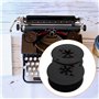 Create idea Lot de 2 Rubans pour Machine à Écrire Compatible avec Royal Compatible avec Olympia Compatible avec Smith Corona Com