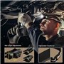 weneasker Lampe frontale rechargeable H25S LED super lumineuse 1200 lumens avec 7 modes, étanche IPX6 pour le travail, la randon