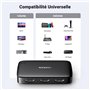 UGREEN Switch HDMI 4K 30Hz Commutateur 3 Entrées 1 Sortie 1080P 60Hz 3D Télécommande IR Compatible avec PS5 PS4 PS3 Xbox One TV