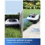 ECOVACS Goat O800 RTK Robot Tondeuse sans Fil périphérique 800 m², RTK+Vision Améliorée par Lidar, Cartographie Automatique, Pas