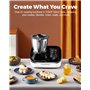 TOKIT Omni Cook Roboter Tout-en-un Cuisine Multifonction Robot Patissier 21 Modes de Cuisine Intégré 7 '' Ecran Tactil Guide de 