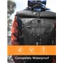 Inateck Sac à Dos Vélo Étanche Grande Capacité pour Bicyclette Randonnée Alpinisme Montagne Sport Camping Course, avec Bretelle
