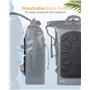 Inateck Sac à Dos Vélo Étanche Grande Capacité pour Bicyclette Randonnée Alpinisme Montagne Sport Camping Course, avec Bretelle