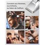 GHB Tondeuse Cheveux Hommes Tondeuses à Cheveux Professionnel Sans Fil Rechargeable avec 7 Peignes et 2 Batteries au Lithium pou