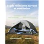 Gysrevi Tente de Camping 2-3 Personnes Tente dôme Facile à Installer Camping Tente Imperméable et Ventilée, pour Outdoor Camping
