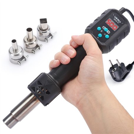YIHUA 8858-IV decapeur thermique pour l'artisanat la soudure électronique le bricolage et le rétrécissement de tubes avec foncti