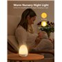 MediAcous Veilleuse Pour Enfant, Veilleuse pour Bébé avec Socle de Chargement Stable, Lampe Nuit à Dimmable pour L'allaitement a