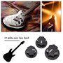 Be In Your Mind 6pcs Boutons Concentriques pour Jazz Bass Compatible avec Alpha Pots Compatible avec Ibanez/ESP Compatible avec