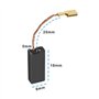 Be In Your Mind Lot de 4pcs Balais de Charbon Remplacement Compatible avec Bosch GWS 7 125 Meuleuse Outils Électriques Balais de