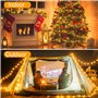 Realky Guirlande Lumineuse de Noël, 96M 800 LED Lumières de Noël Intérieur et Extérieure, 8 Modes et Fonction Mémoire Guirlande 