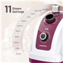 VINATO Defroisseur Vapeur Vertical, Repasseur Vapeur Vertical avec Réservoir d'eau de 1,35 litre, 11 Fonctions Vapeur Clothes St