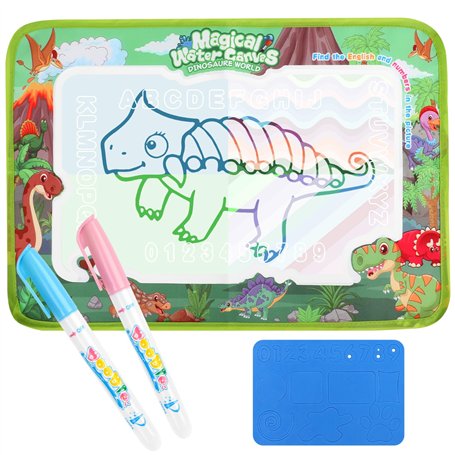 SULOLI Tapis de Dessin à l'Eau 44 * 32cm Jouets de Dessin pour Enfants Jeux de Coloriage