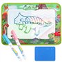 SULOLI Tapis de Dessin à l'Eau 44 * 32cm Jouets de Dessin pour Enfants Jeux de Coloriage