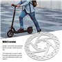 Disque de Frein 140mm 6 Trous Scooter électrique Disque de Frein Dissipation Thermique en Acier Inoxydable avec Vis pour Remplac
