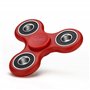 Fidget Spinner Ensemble de 4 jouets à main fidgetspinner avec roulements à billes haute performance toupie anti-stress en bleu, 