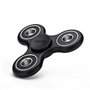 Fidget Spinner Ensemble de 4 jouets à main fidgetspinner avec roulements à billes haute performance toupie anti-stress en bleu, 