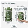 Sac de Couchage Estival Léger Trinordic – avec Fermeture Éclair Anti-Blocage – Sac de Couchage Adulte, Accessoires Camping Compa