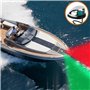 Leopacat Feux De Navigation à Led Pour Bateau, Marine Lampe Des Signalisation Rouge Vert Voyant Signal de Etanche D'avertissemen