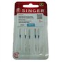 Singer Generic Lot de 5 aiguilles authentiques en chrome type 2022 pour surjeteuse Singer Taille 90/14