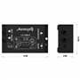 Audibax ADI-100P - Boîtier d'Injection Directe Passive Haute Performance - Boîtier DI Double Canal - Filtre de Bruit et Interrup