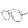 kdjsic Cadre de lunettes surdimensionné Anti-lumière bleue pour femmes et hommes lunettes de lunettes optiques carrées monture d
