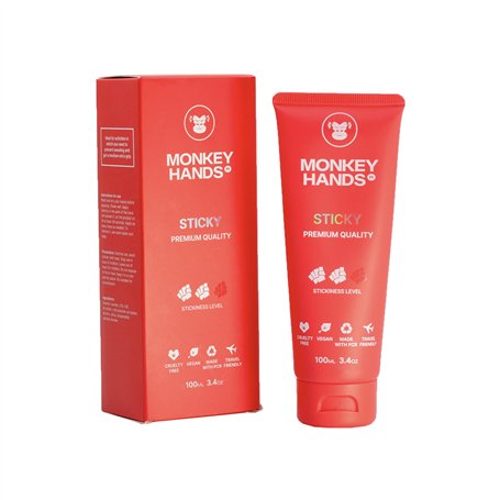 Monkey Hands Sticky Grip | Révolution du Grip pour Pole Dance et Fitness | Gel Fort Adhérent | Magnésie Liquide Innovante