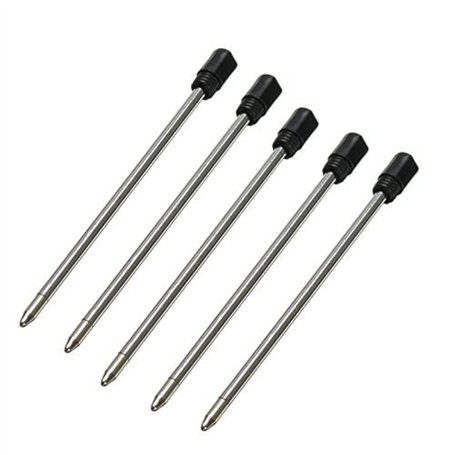 5 X Recharges d'encre noire pour stylo à bille rempli de cristaux Swarovski Elements