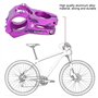 Demeras Potence de vélo 0 degré 31 8mm en Alliage d'aluminium VTT Tige de Guidon de vélo pour vélo de Montagne vélo de Route vél