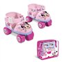 Mondo Toys - Patins à roulettes réglables Minnie Disney - Taille du 22 à 29 - Ensemble Complet de Sac Transparent, coudières et 
